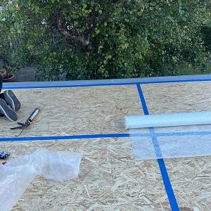 fibre glass roof