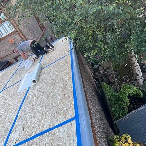 fibre glass roof
