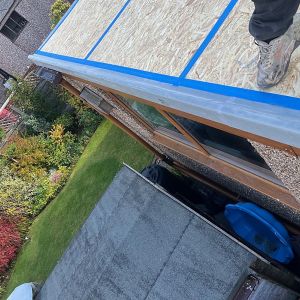 fibre glass roof